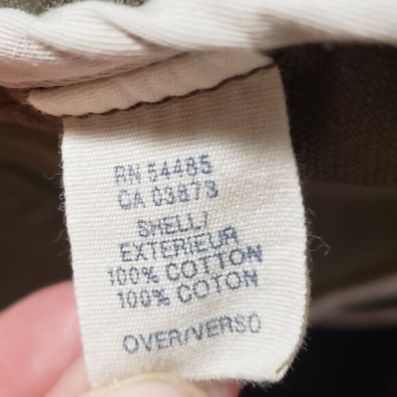 American Eagle Denim Military Jacket Size M Cropped Brown Button Front - Picture 8 of 9